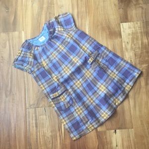 Brand New 100 percent cotton Mini Boden Soft Flannel Plaid Dress